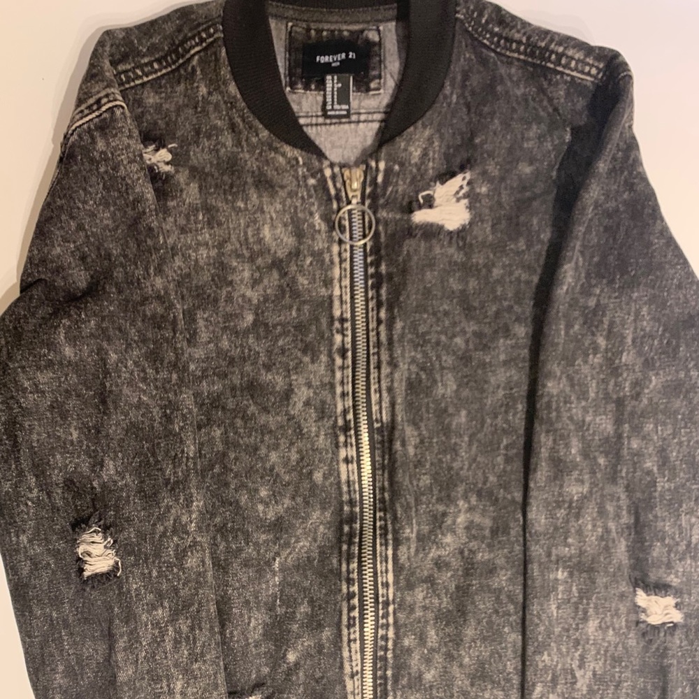 Distressed Denim jacket